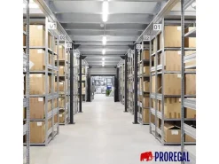 PROREGAL Schwerlastregal Silver Mamba Made In Germany  HxBxT 200 x 400 x 50 cm 5 Ebenen Je 150 kg Fachlast  Verzinkt