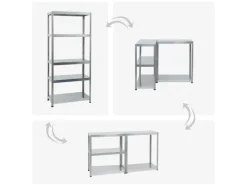 PROREGAL Schwerlastregal^Schwerlastregal Steel Eagle HxBxT 180 x 80 x 40 cm Fachlast 130 kg