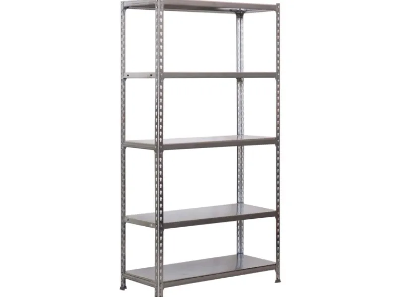 PROREGAL Schwerlastregal Metal Shark HxBxT 180 x 90 x 40 cm Fachlast 180 kg Verzinkt