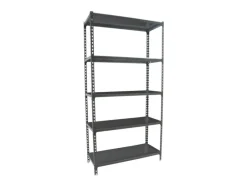 PROREGAL Metallregale^Schwerlastregal Big Metal Shark HxBxT 200 x 110 x 30 cm Fachlast 200 kg Anthrazit-Anthrazit