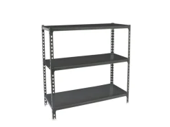 PROREGAL Metallregale^Schwerlastregal Small Metal Shark HxBxT 100 x 100 x 40 cm Fachlast 180 kg Anthrazit