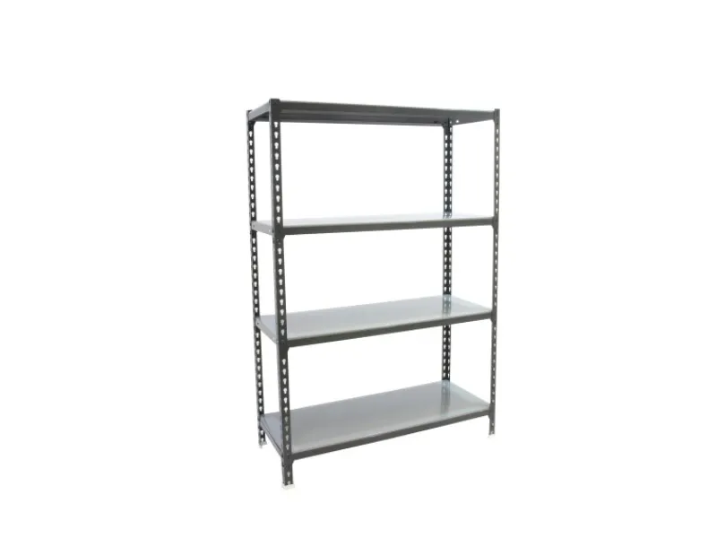 PROREGAL Schwerlastregal Mid Metal Shark HxBxT 150 x 80 x 40 cm Fachlast 180 kg Anthrazit-Verzinkt