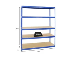 PROREGAL Schwerlastregal Giant Elephant HxBxT 180 x 150 x 60 cm Fachlast 200 kg