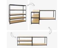 PROREGAL Metallregale|Schwerlastregal^Schwerlastregal Giant Elephant HxBxT 180 x 180 x 60 cm Fachlast 200 kg