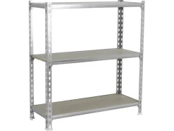 PROREGAL Schwerlastregal Baby Muli HxBxT 90 x 100 x 40 cm 3 Fachböden Fachlast 150 kg Verzinkt