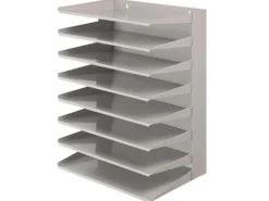 PROREGAL Büroregale^Sortierregal Aus Metall Mit 8 Fächern HxBxT 50 x 38 x 25 cm Bis DIN A4-Format