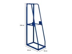 PROREGAL Regalsysteme^Vertikalregal RHINO Grundregal HxBxT 150x36x60cm Blau