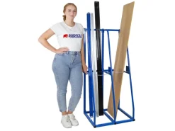 PROREGAL Vertikalregal RHINO Komplettregal HxBxT 150x69x60cm Blau