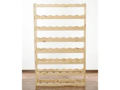 PROREGAL Weinregal Pinotwine HxBxT 118 x 72 x 25 cm 56 Flaschen Massives Kiefernholz Natur Unbehandelt