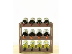 PROREGAL Flaschenregale^Weinregal Pinotwine HxBxT 38 x 43 x 25 cm 12 Flaschen Massives Kiefernholz Geölt