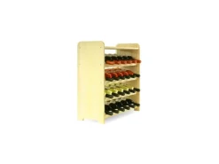 PROREGAL Flaschenregale^Weinregal Pinotwine C HxBxT 61,6 x 63,2 x 26,5 cm 24 Flaschen Massives Kiefernholz Natur Unbehandelt