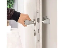 Reer Türgriffschutz HandleGuard Silikon 2 cm x 13 cm x 2 cm Grau 2 Stück