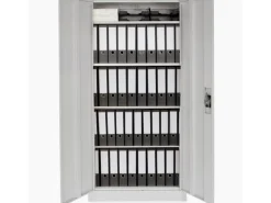 rikta Schränke^Metallschrank 2-türig (B x T x H) 80 x 40 x 168 cm RAL 7035 Lichtgrau