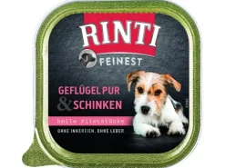 Rinti Hunde-Nassfutter Feinest Geflügel und Schinken 150 g