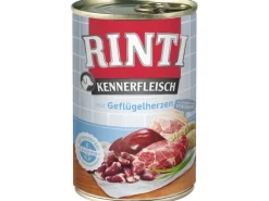 Rinti Hunde-Nassfutter Kennerfleisch Geflügelherzen 400 g