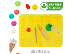 Ostern|Modellieren^roba Matschküche roba x Play-Doh mit Spielmatte und Knetzubehör