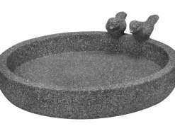 Vogeltränken^Runde Vogeltränke aus Zement Ø 32 cm x 8 cm