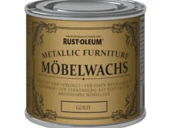 Rust Oleum Rust-Oleum Kreidefarbe-Möbelwachs-Politur Metallic-Gold 125 ml