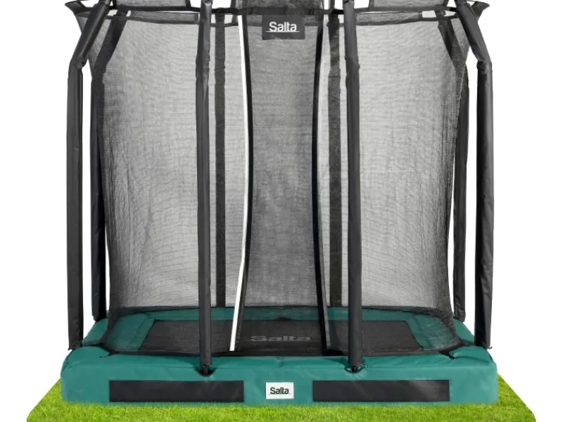 Salta Trampolin Premium Ground 214 cm x 153 cm Grün