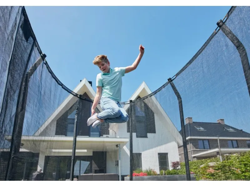 Salta Trampolin Premium Ground 214 cm x 153 cm Grün