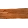 Tische^SAM Tischplatte Baumkante Akazie Nuss 120 x 60 cm CURT