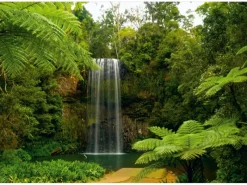 Sanders & Sanders Fototapeten^Fototapete Wasserfall Grün 180 x 127 cm 600345