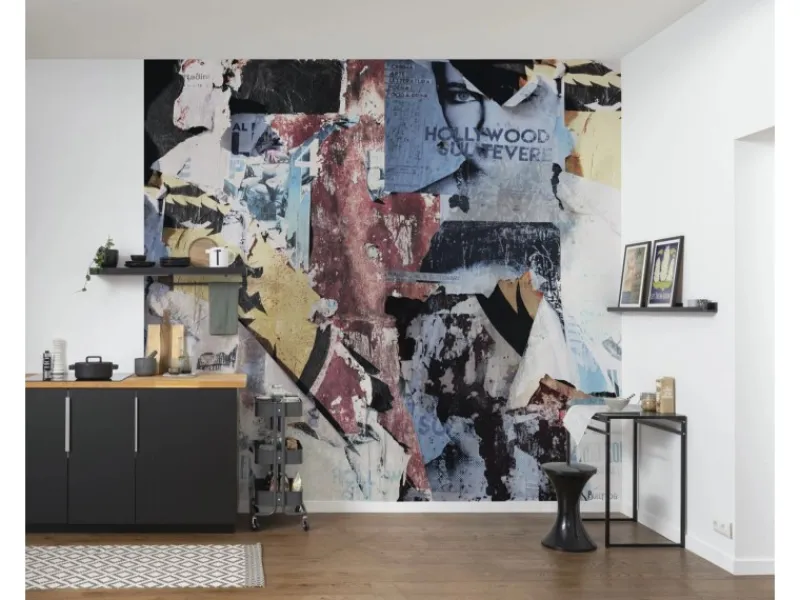 Sanders & Sanders Fototapete Kunstwerk Multicolor 300 x 280 cm 612011