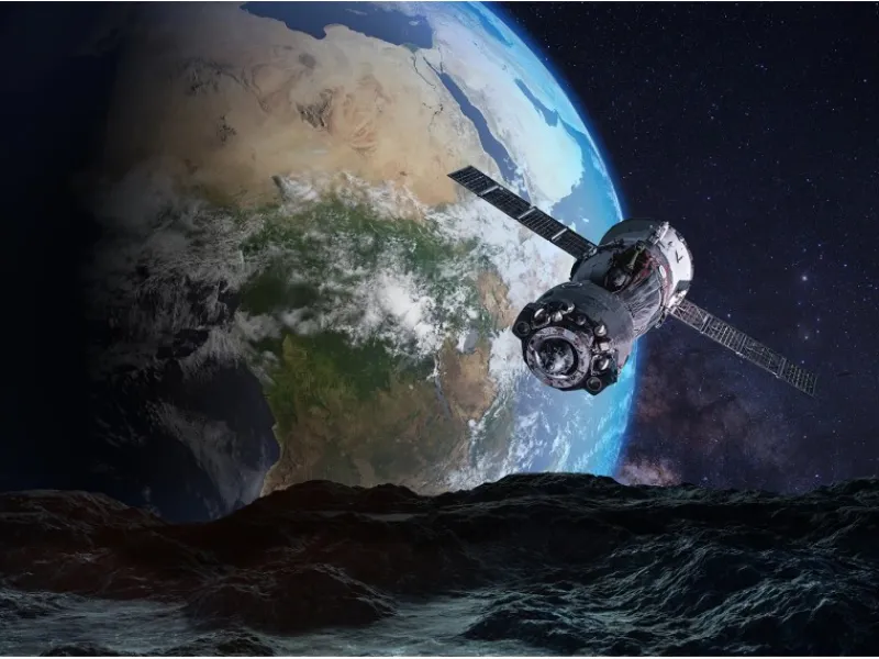 Sanders & Sanders Fototapete Universum Beige Blau und Grau 360 x 270 cm 600515