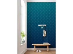 Sanders & Sanders Fototapeten^Fototapete Art Deco Blau 200 x 280 cm 611819