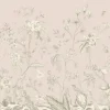 Sanders & Sanders Poster Blumenmuster Beige 1.1 x 1.55 m 601241