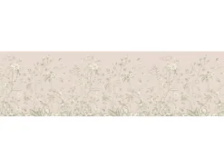 Sanders & Sanders Bordüren^Selbstklebende Tapetenbordüre Blumenmuster Beige 13.8 x 500 cm 601313