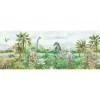 Sanders & Sanders Bordüren^Selbstklebende Tapetenbordüre Dinosaurier Grün 9.7 x 500 cm 601307