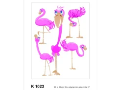 Sanders & Sanders Wandtattoos^Wandtattoo Flamingos Rosa 65 x 85 cm 600310