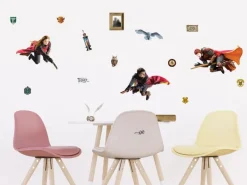 Sanders & Sanders Wandtattoo Harry Potter Grau und Rot 65 x 42.5 cm 601347