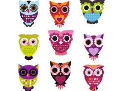 Sanders & Sanders Wandtattoos^Wandtattoo Blumen Rosa Orange und Gelb 30 x 30 cm 600339