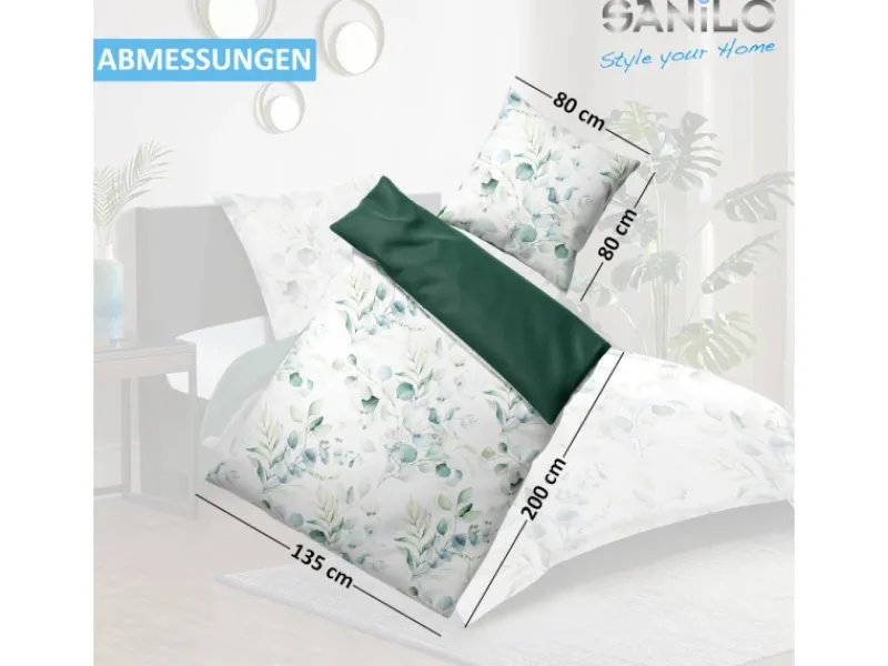 Sanilo Bettwäsche^Bettwäsche 2-teilig Eukalyptus
