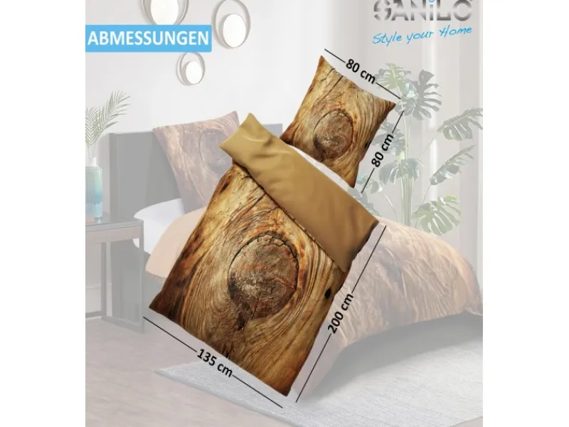 Sanilo Bettwäsche^Bettwäsche 2-teilig Rustikal