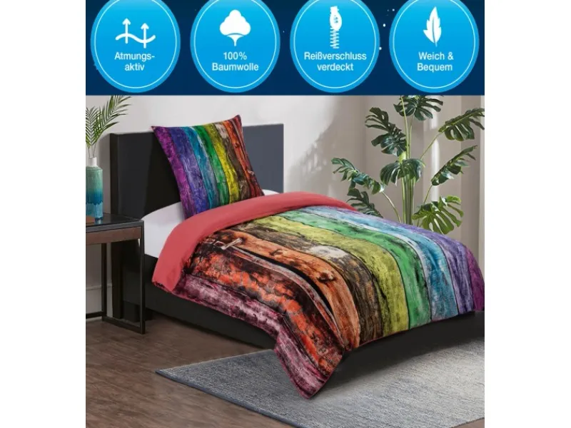 Sanilo Bettwäsche^Bettwäsche 2-teilig Rainbow