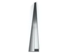 Sanotechnik Zierprofile^Sanowall Abschlussprofil Silber Matt