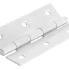 Klapptritte^Scharnier Schmal Weiß Pulverbeschichtet 80 mm x 42 mm