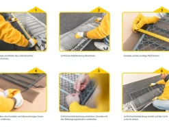 Schellenberg Lichtschacht-Abdeckung Rolle 50 cm x 125 cm Fiberglas