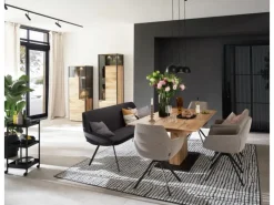 Schöner Wohnen Kollektion Schöner Wohnen Aluminium-Vorhangschienenset Emilia 1-läufig 160 cm Schwarz-Matt