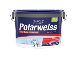 SCHÖNER WOHNEN-Farbe Weißlacke^Schöner Wohnen Innen- und Wandfarbe Polarweiss Matt 2,5 l