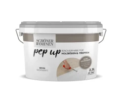 SCHÖNER WOHNEN-Farbe Weißlacke|Buntlacke^Schöner Wohnen pep up Renovierfarbe für Holzböden und -treppen 2,5 L