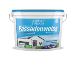 SCHÖNER WOHNEN-Farbe Schöner Wohnen Universal Fassadenweiss Weiß Matt 10 l