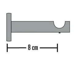 Schöner Wohnen Kollektion Vorhänge|Seilspanngarnituren^Schöner Wohnen Wandhalter Leon für Gardinenstange Ø 20 mm