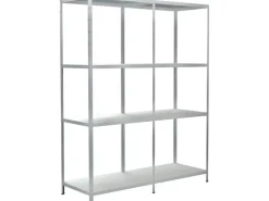 Büroregale|Schwerlastregal^Schulte Set 1 Steckregal und 1 Anbauregal 180 cm x 180 cm x 50 cm