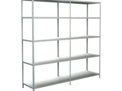 Büroregale^Schulte Set 1 Steckregal und 1 Anbauregal 200 cm x 200 cm x 50 cm