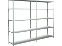 Schwerlastregal^Schulte Set 1 Steckregal und 1 Anbauregal 200 cm x 240 cm x 50 cm