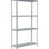 Metallregale^Schulte Steck-Grundregal Verzinkt 180 cm x 100 cm x 35 cm